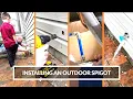 How to Install a Frost-Proof Spigot with PEX Piping and SharkBite Fittings Outdoor Faucet Install