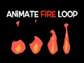 How to ANIMATE FIRE using ONLY 4 FRAMES
