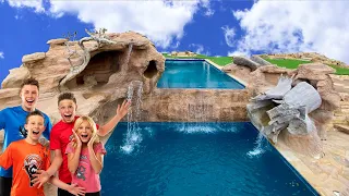 استغرق بناء هذا المسبح 3 سنوات 