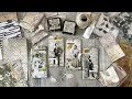 A few minutes of fun - Vintage Tags with Tim Holtz Idea-ology papers and ephemera