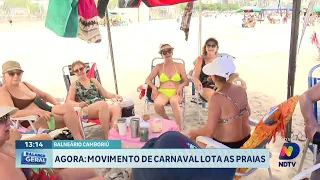 Carnaval lota praias de Balneário Camboriú neste feriado