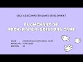 SECV4213 Computer Games Development Flowchart of rock-paper-scissors game