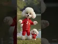 Download Lagu Adorable Puppies Dancing in Red Outfits 🐶💃 Funny Dog Dance by the Lake | #Shorts #DogDance