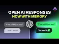 What s New with OpenAI s new Responses API
