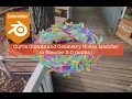 LIVENODING Curve Object and Geometry Nodes Modifier