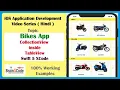 Adding Collection view in Table view cell in Swift 5 XCode Vehicles Bike App GUI in iOS App Design