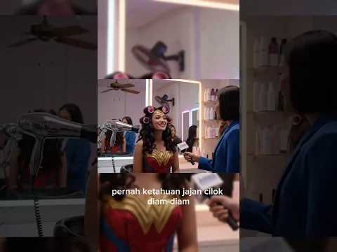 WONDER WOMAN AT SALON #shorts