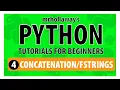 4 - Python Strings Concatenation Print Function F-Strings