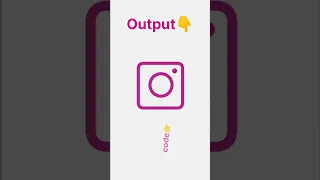 Instagram logo drawn using python Python turtle graphics
