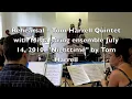 Tom Harrell solo during quintet rehearsal with strings. "Nighttime."