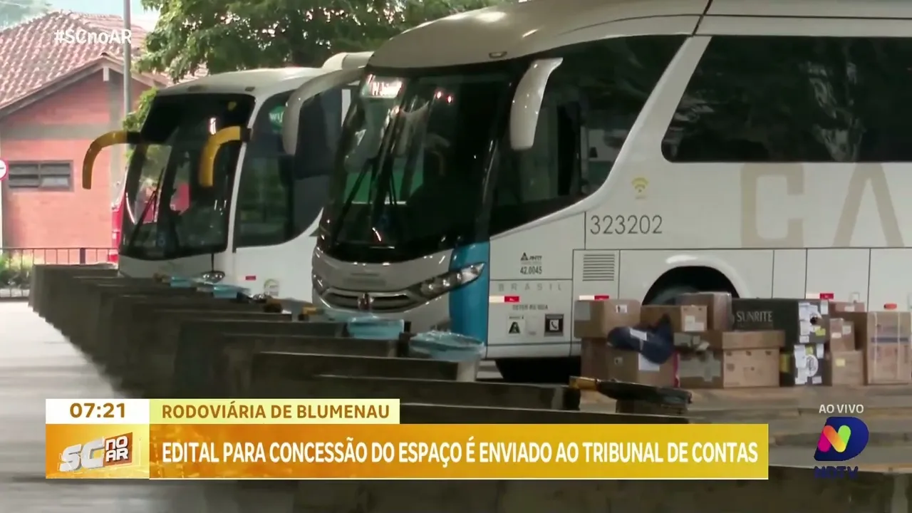 Edital para concessão da rodoviária de Blumenau é enviado ao Tribunal de Contas