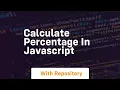 Calculate percentage in javascript