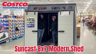 Suncast 8x7 Modern Shed at Costco