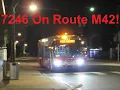 NeoplanDude WMATA Metrobus 2012 New Flyer XDE40 On Route M42 To North Bethesda