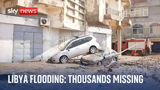 Libya flooding At least 10 000 missing after Storm Daniel batters country