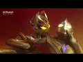 Lagu Ultraman Trigger VS Carmilla and Golba, eps 1 fight scan