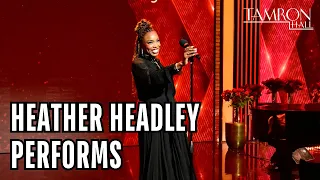 heather headley performs he is 