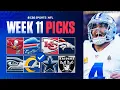 NFL Predictions and Picks For EVERY Week 11 Game Cowboys vs Raiders Best Bets