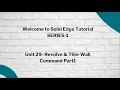 Unit-29 Revolve Thin Wall Command Part1
