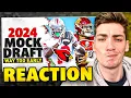 Reacting to my Way Too Early 2024 NFL Mock Draft