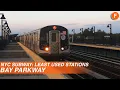 Bay Parkway - Least Used Stations F Train