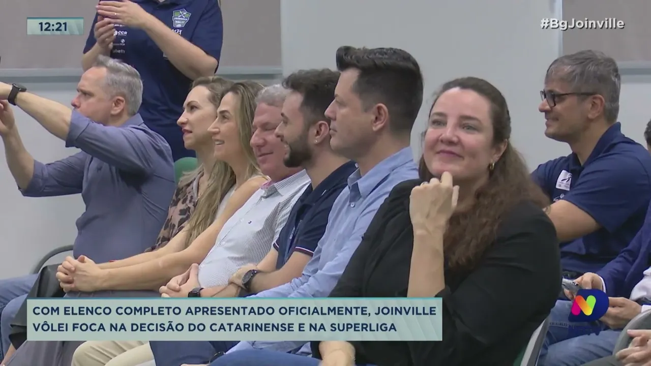 Com elenco completo apresentado oficialmente, Joinville Vôlei foca na decisão do Catarinense
