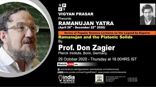 Ramanujan Yatra English Lecture Series Prof Don Zagier 