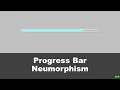 Progress Bar Neumorphism HTML CSS