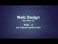 Part 6 - Web Design Using Basic HTML CSS Bangla Tutorial