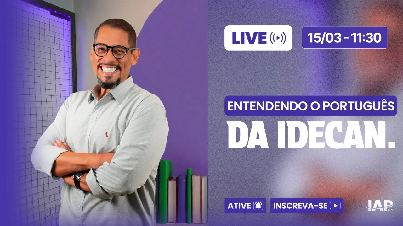 Desvendando o português do IDECAN com prof. Mourão