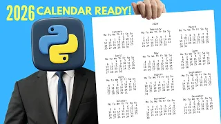 Create Calendar in Python Python Tutorial with Explanation