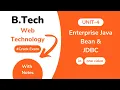 Unit 4 Enterprise Java Bean and JDBC Web Technology AKTU With Notes BTech 3rd Year KCS 602