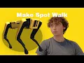 Building a Central Pattern Generator CPG for Spot Robot in MuJoCo