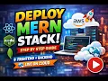MERN Stack Deployment on AWS React Node Live on Cloud Tamil