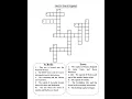 Crossword puzzle book