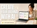 How to Create a Manifestation Journal With AI 350 Prompts Canva Templates KDP