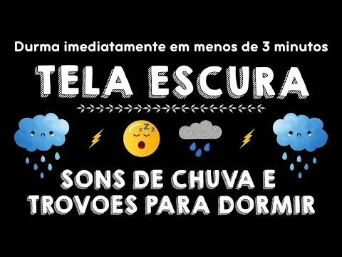 Download MP3 Som de Chuva para Relaxar e Dormir Profundamente⚡ Resolver a insônia com Som de Chuva à noite⚡3Horas