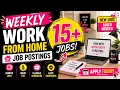 15 Work From Home Jobs Hiring This Week Remote Jobs 2026