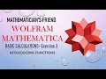 Wolfram Mathematica Introducing Functions in Mathematica