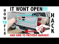 2022 Silverado MultiFlex or Sierra MultiPro Tailgate Wont Open - Hack to fix