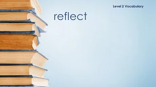 Level 2 Vocabulary - Reflect