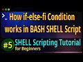 05 How if-else-elif-fi Condition Works in BASH SHELL Script