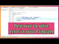 Debug your program using dev C compiler Line by line execution Tracing Program