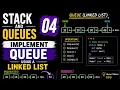 Stack and Queues 04 Implement a queue using a linked list
