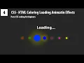 Pure CSS tutorial Glowing dots animation effects using HTML and CSS HTML coding and CSS style