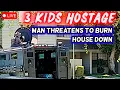 BREAKING Man Barricaded With Knife 3 Children Inside SWAT Standoff in Bakersfield