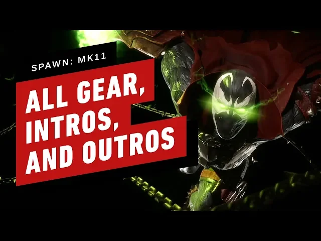 Mortal Kombat 11 - Spawn DLC - All Gear, Intros, and Outros