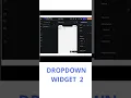 FLUTTERFLOW DROPDOWN WIDGET 2