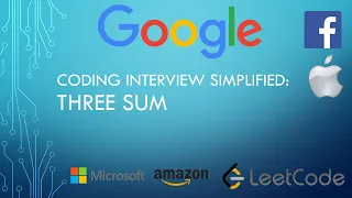 Coding Interview Tutorial 3 Three Sum LeetCode