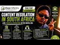 CML1501 Assignment 1 Content Regulation in SA Made Easy